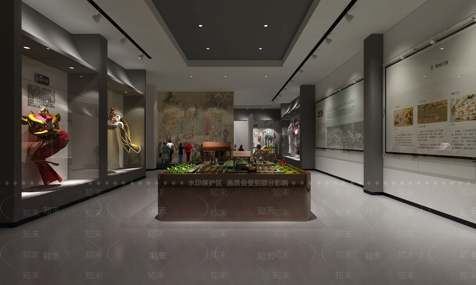 新中式博物馆3D模型下载【ID:1169816096】