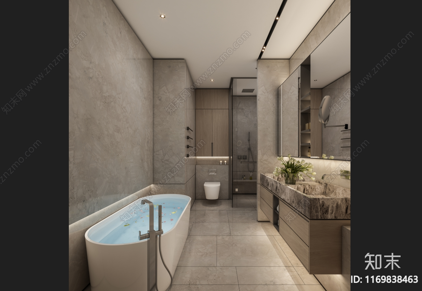 现代新中式卫浴节点施工图下载【ID:1169838463】