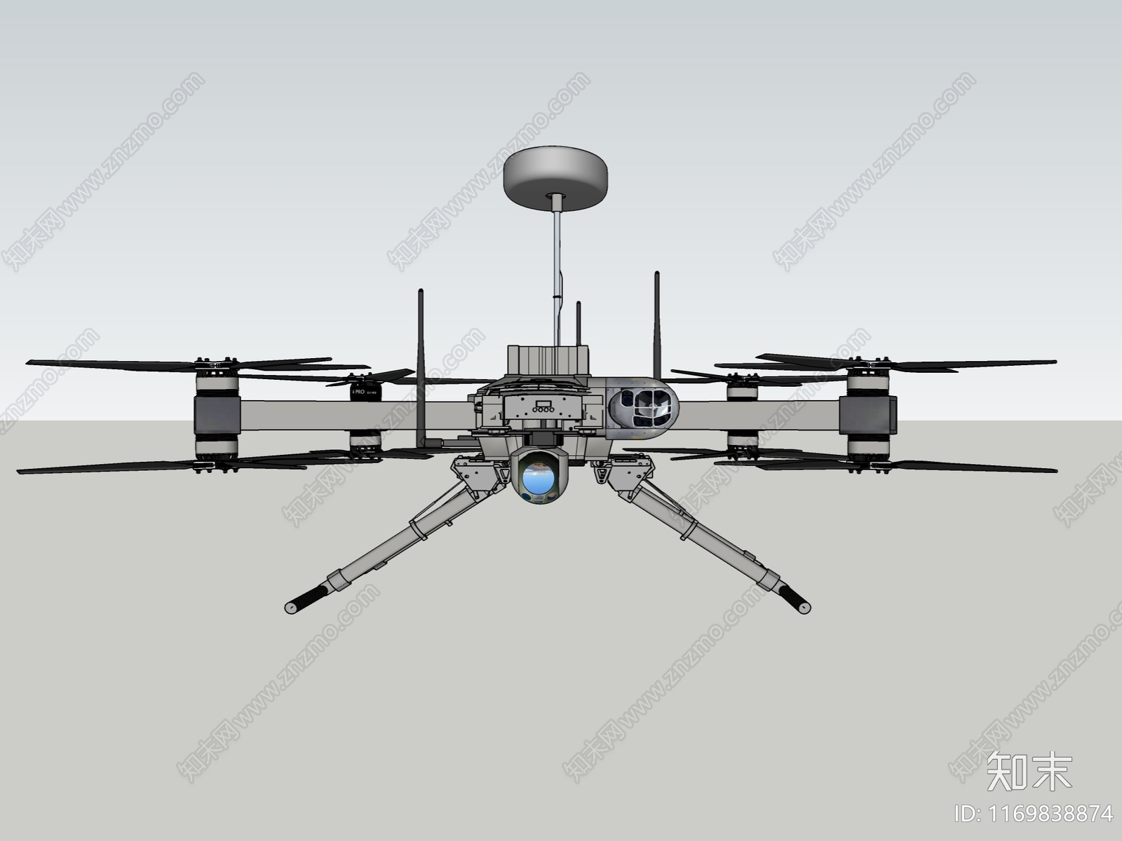 无人机SU模型下载【ID:1169838874】