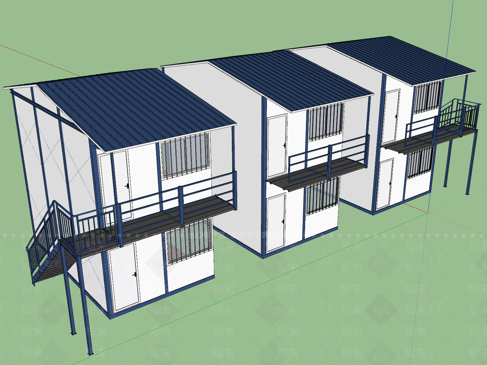 现代其他商业建筑SU模型下载【ID:1169840583】