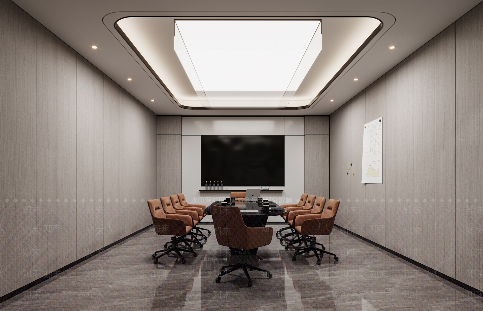 会议室3D模型下载【ID:1169842303】