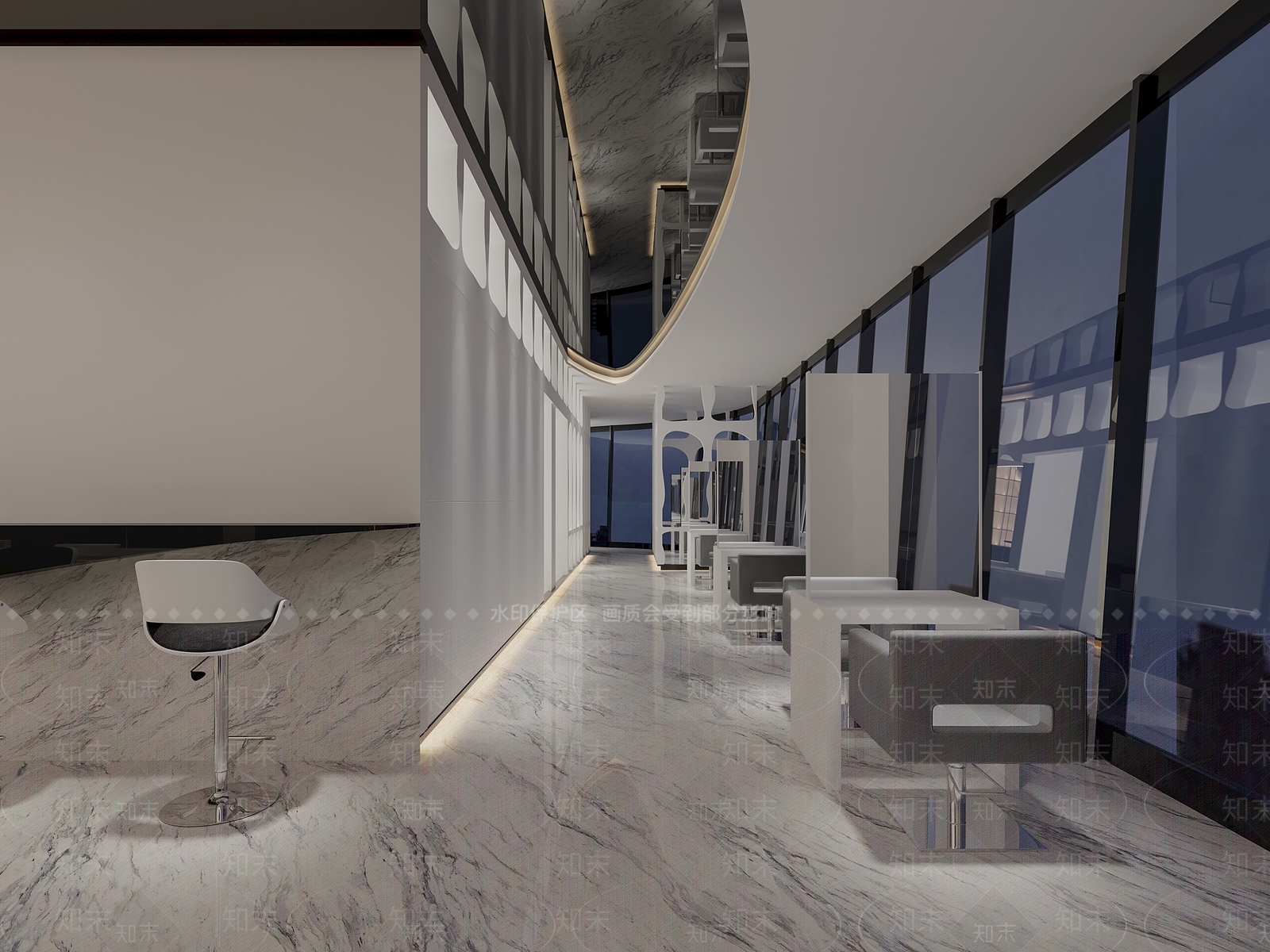 现代美容院3D模型下载【ID:1169843018】