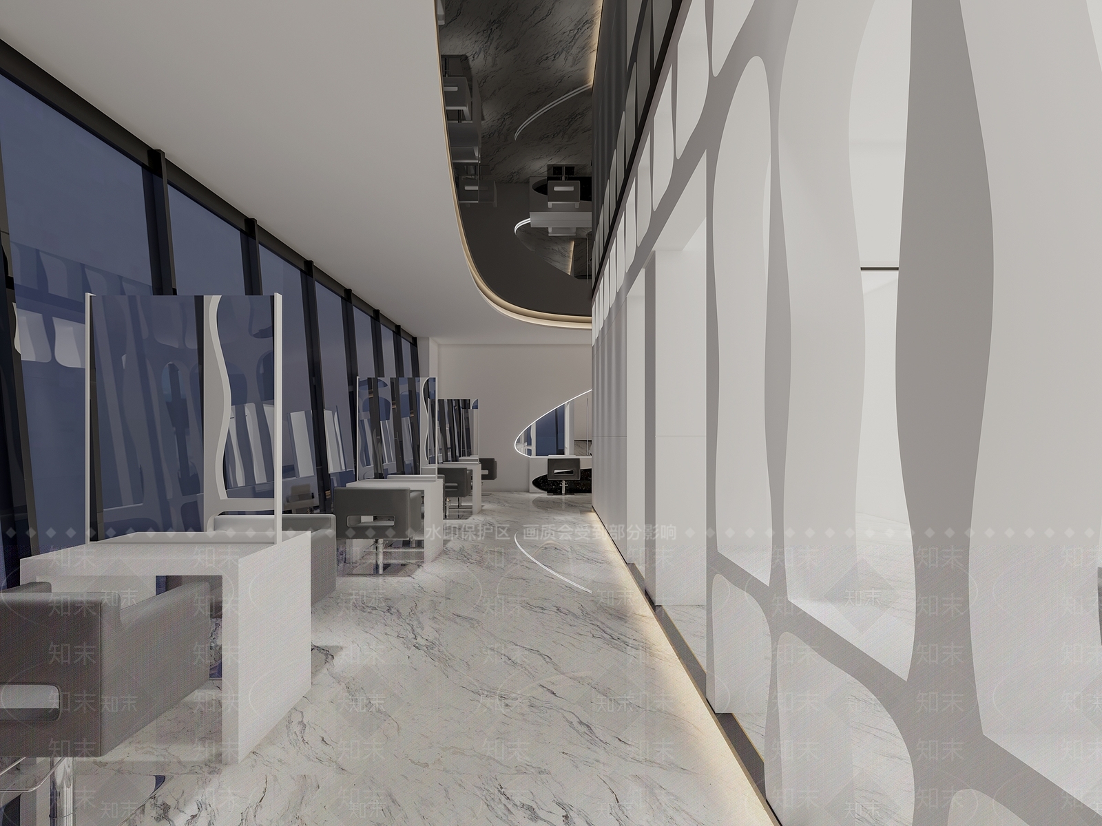 现代美容院3D模型下载【ID:1169843018】