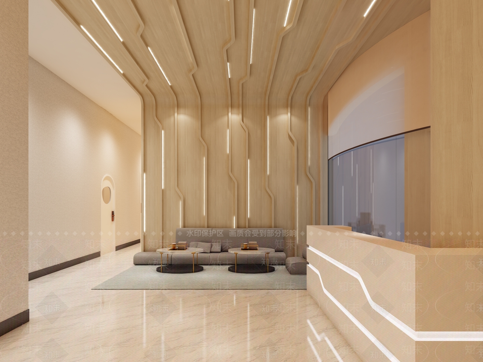 现代美发店3D模型下载【ID:1169845987】