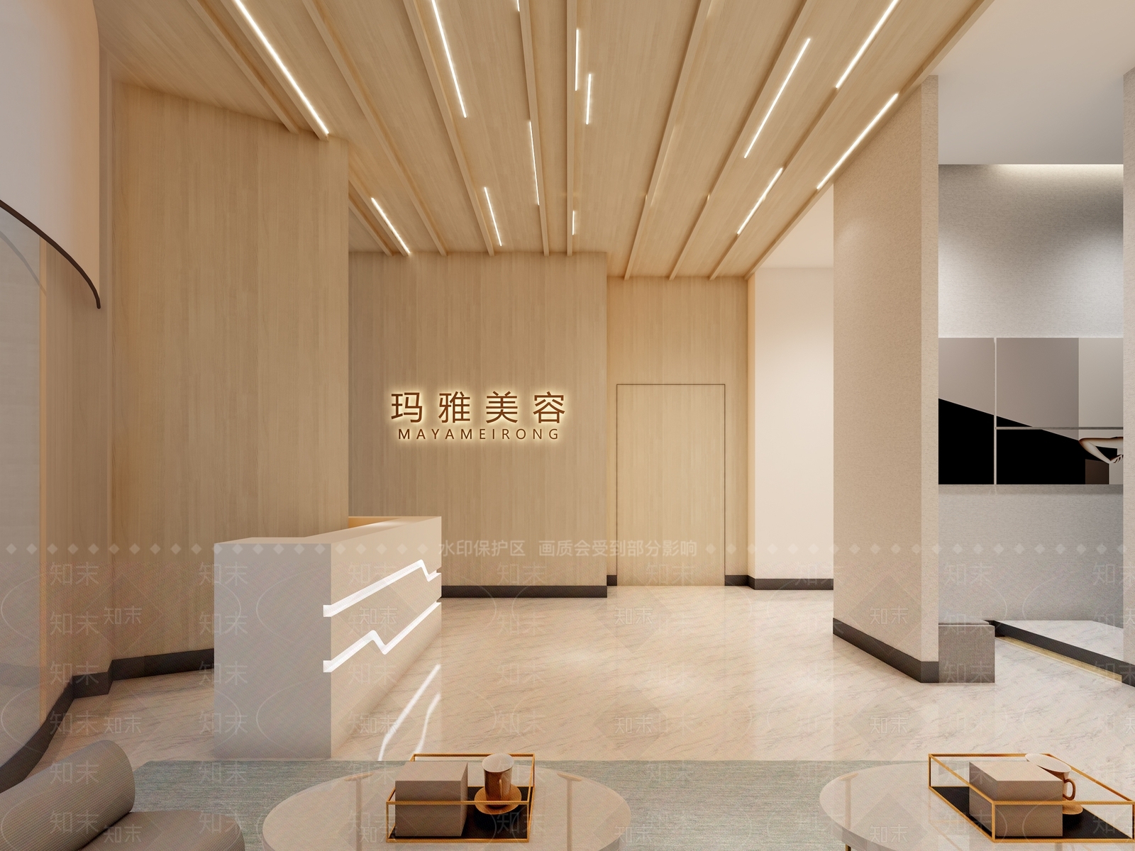 现代美发店3D模型下载【ID:1169845987】