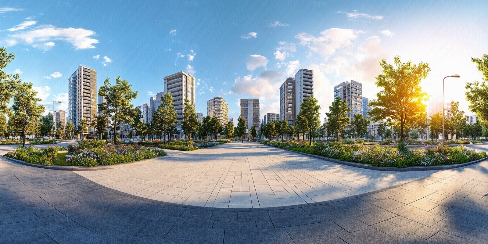 现代小区HDR贴图下载【ID:1169853413】