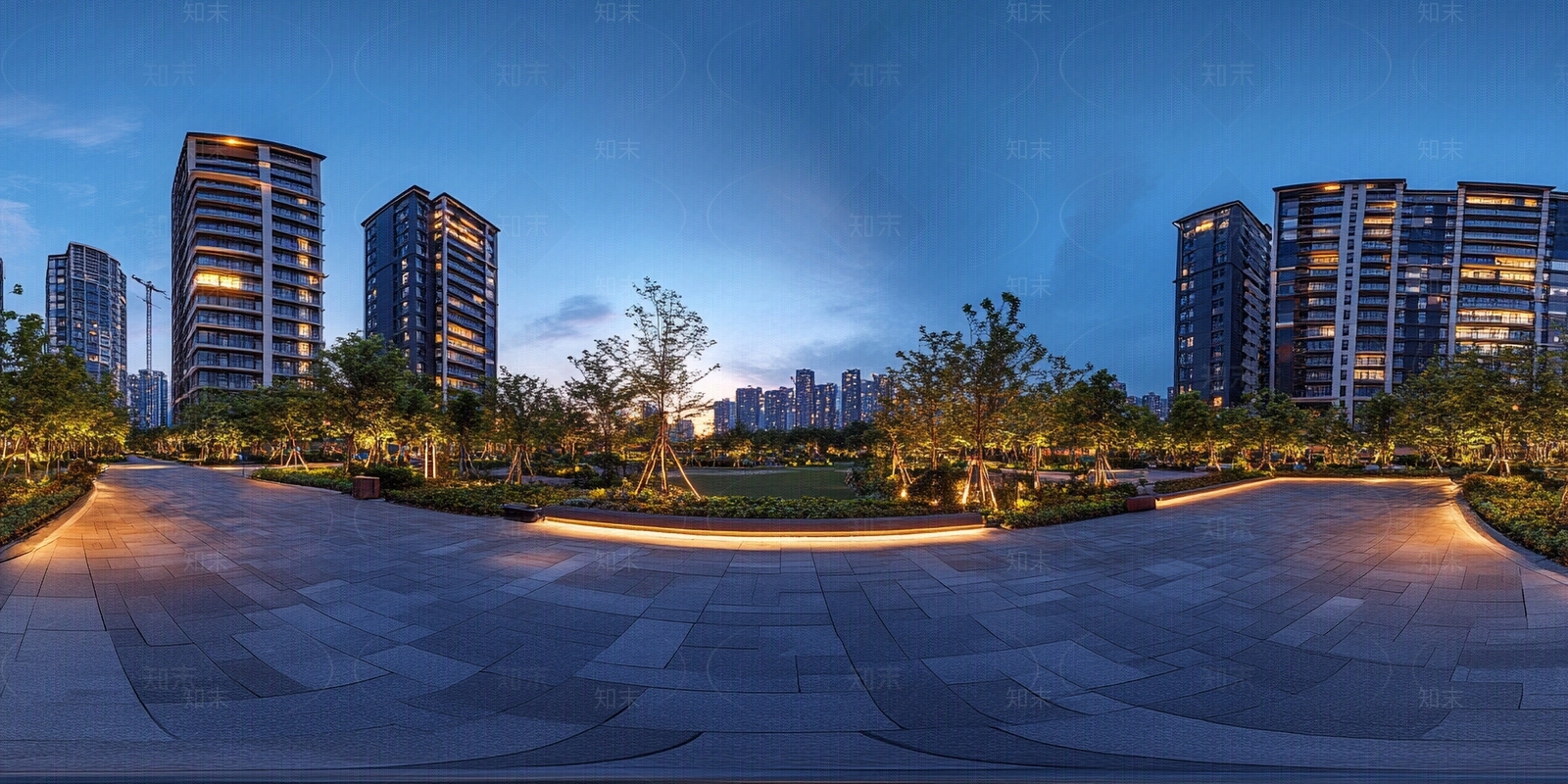 小区HDR高清贴图材质