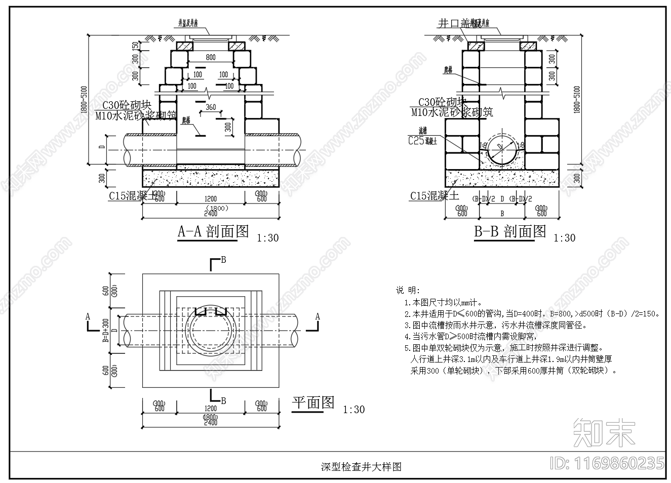 给排水节点详图cad施工图下载【ID:1169860235】