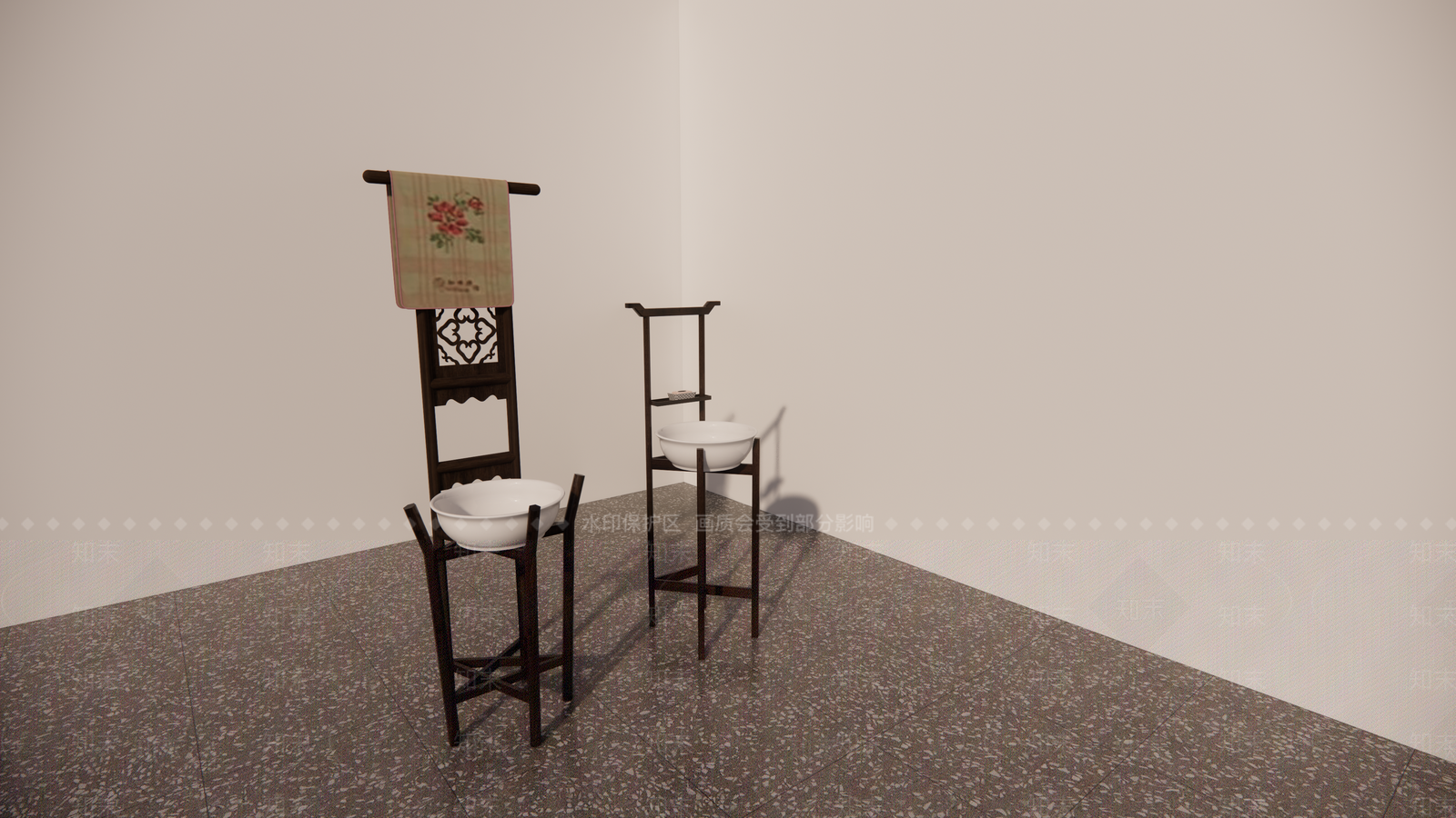 中式置物架SU模型下载【ID:1169867769】