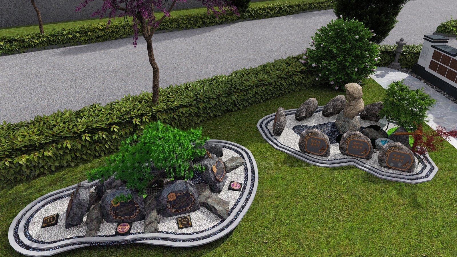 现代景观公园SU模型下载【ID:1169877436】