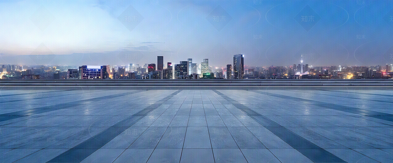 现代新中式城市外景贴图下载【ID:1169878781】