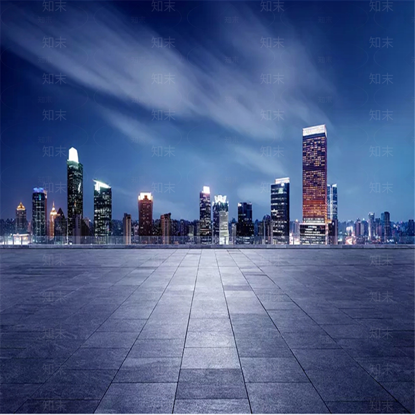 现代城市外景_夜晚城市贴图下载 ID:1169884793_【知末网】