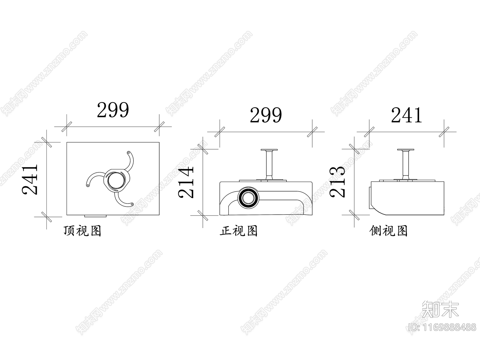 现代会议室施工图下载【ID:1169888488】