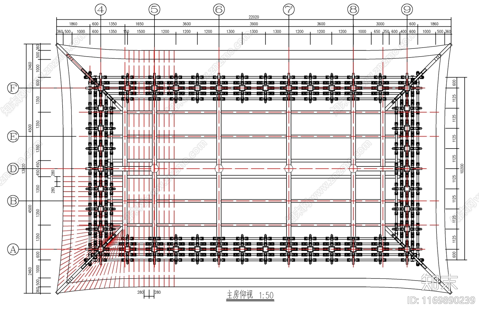 现代新中式古建cad施工图下载【ID:1169890239】