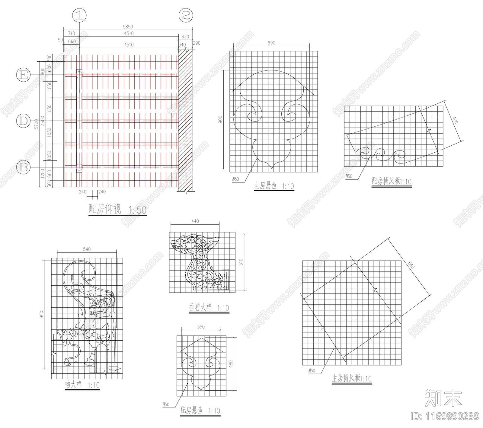 现代新中式古建cad施工图下载【ID:1169890239】