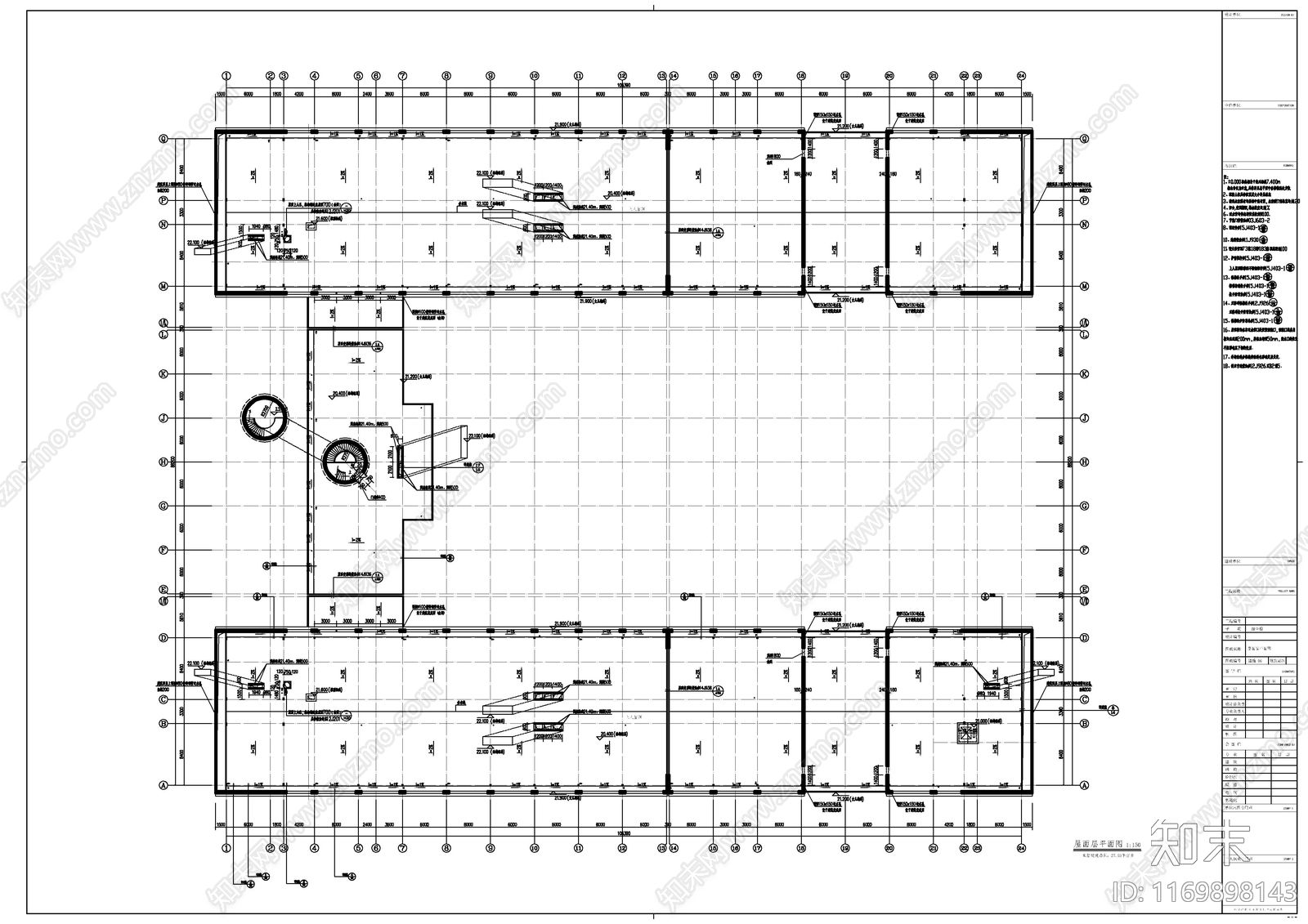 现代学校建筑cad施工图下载【ID:1169898143】