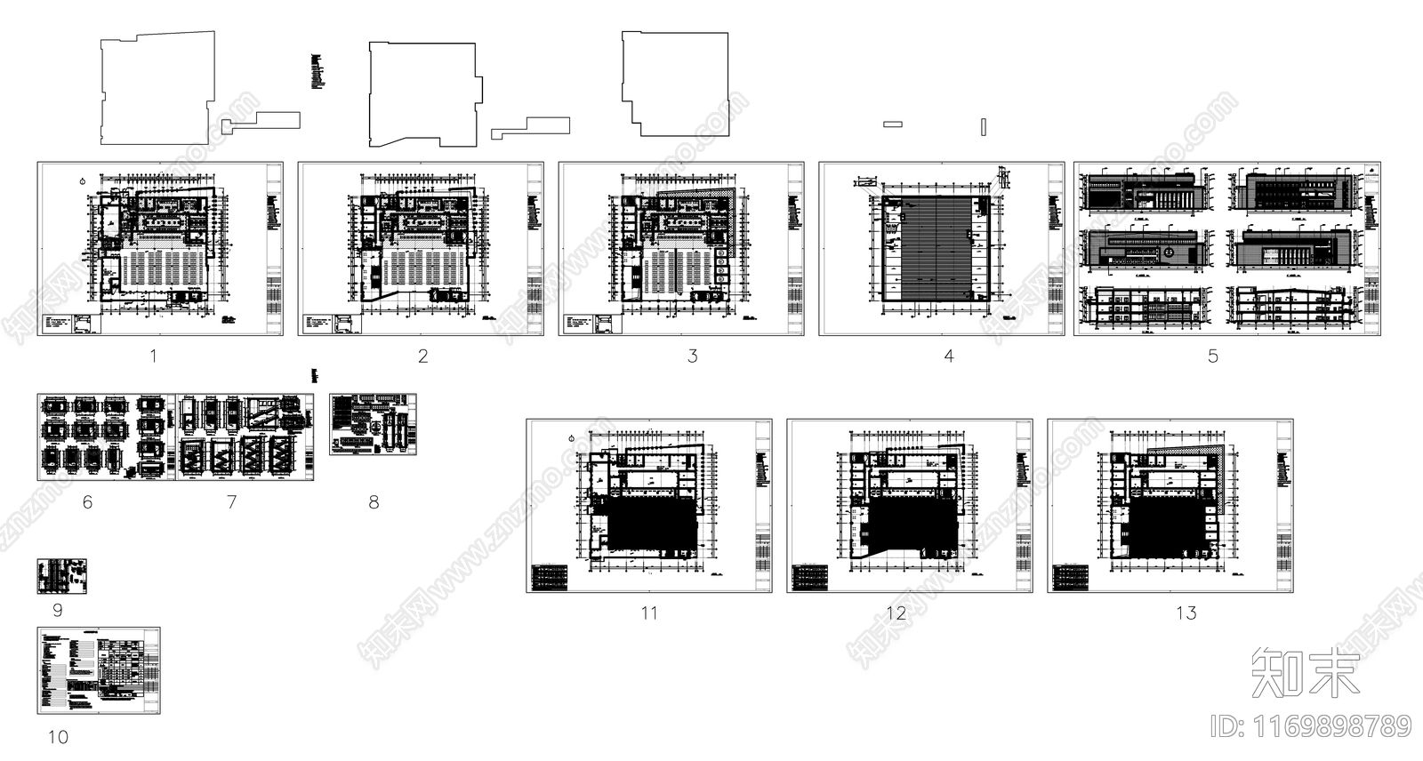 现代其他公共建筑cad施工图下载【ID:1169898789】