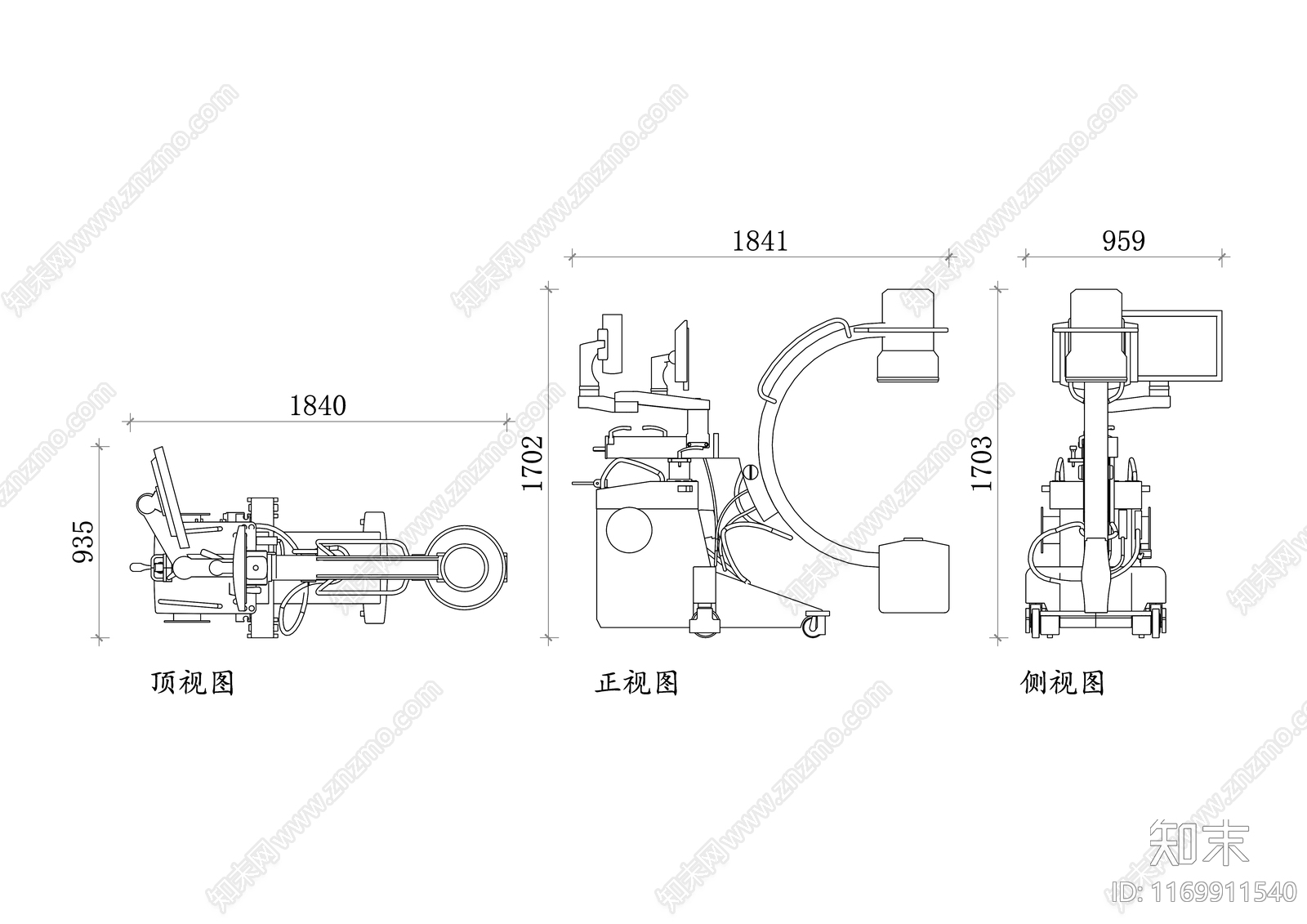 现代医院cad施工图下载【ID:1169911540】