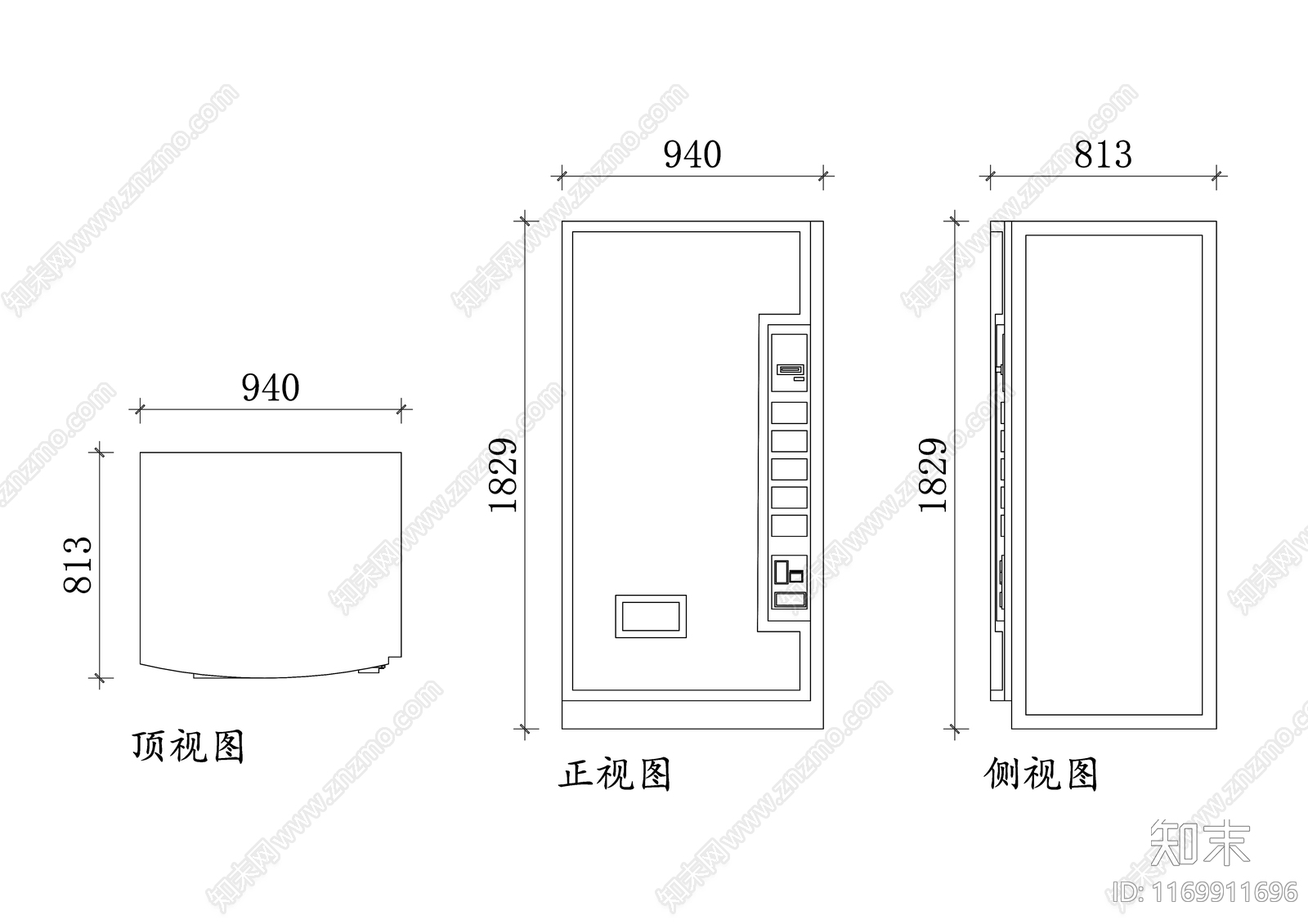 现代超市cad施工图下载【ID:1169911696】