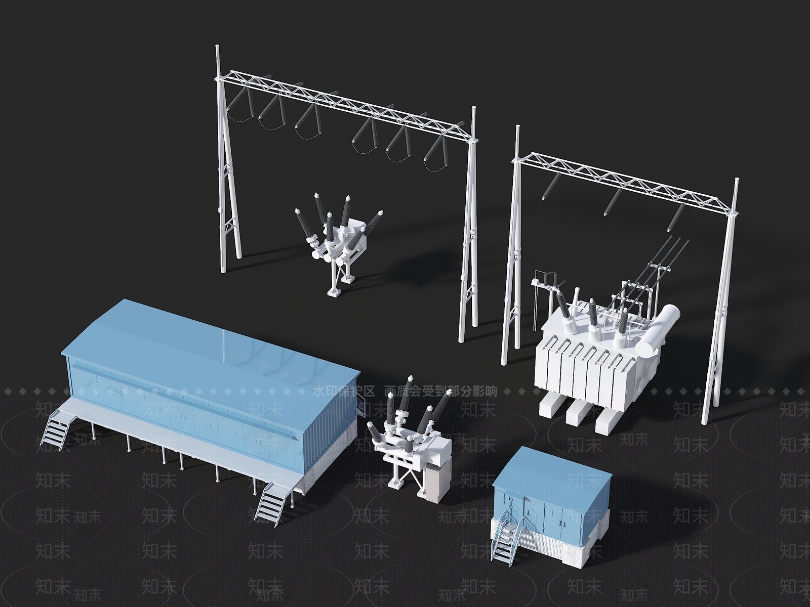 机房SU模型下载【ID:1169912037】