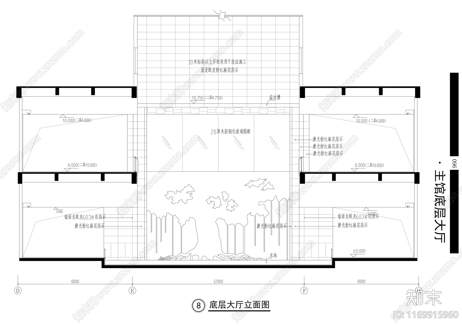 现代博物馆cad施工图下载【ID:1169915960】