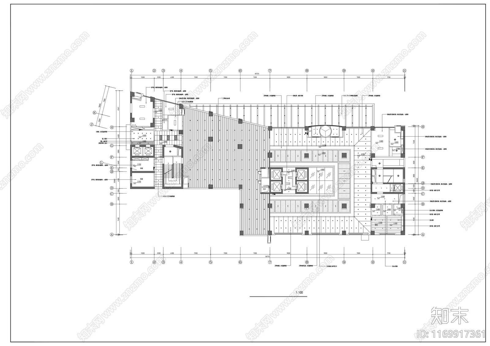 现代学校cad施工图下载【ID:1169917361】