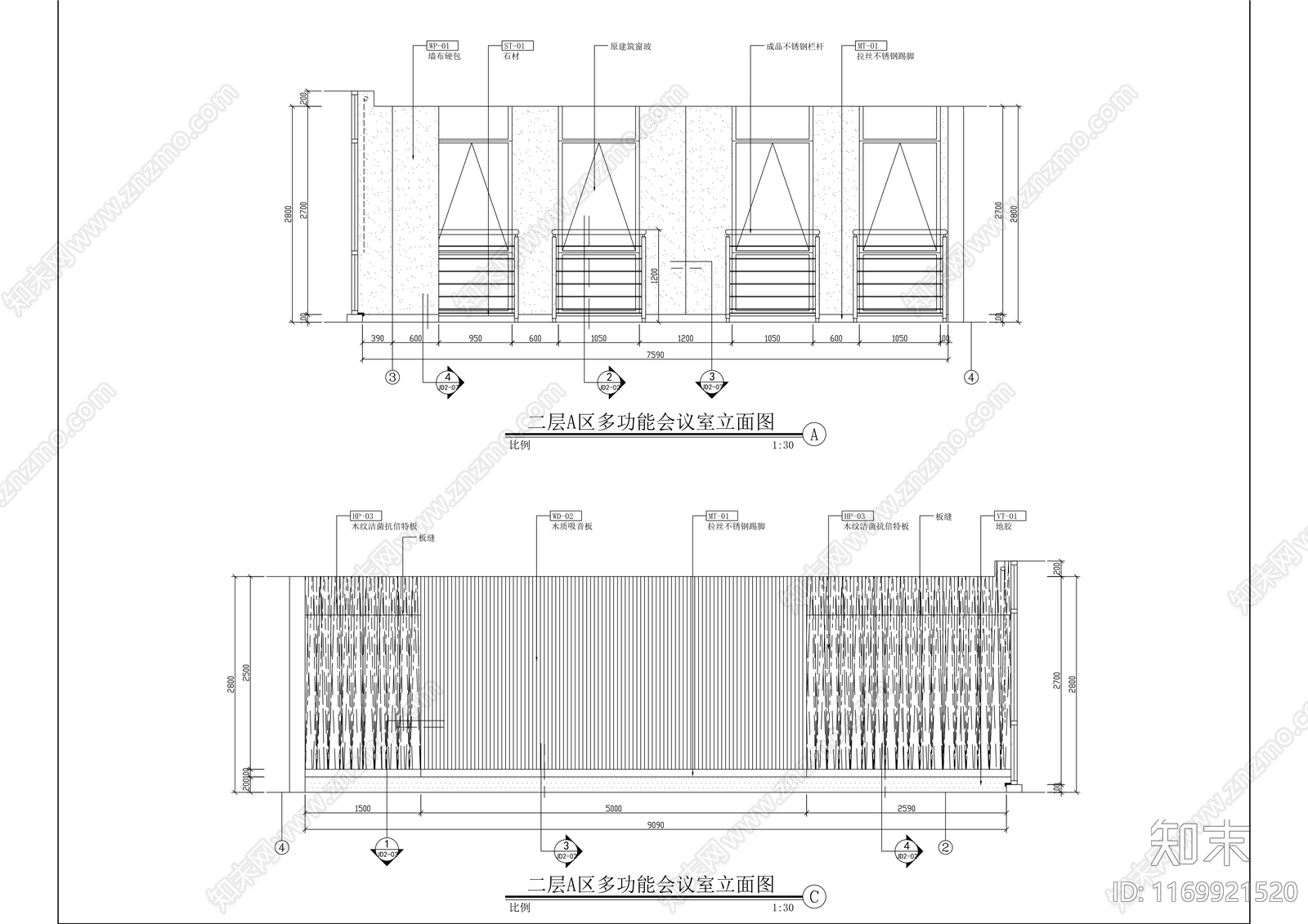 现代医院cad施工图下载【ID:1169921520】