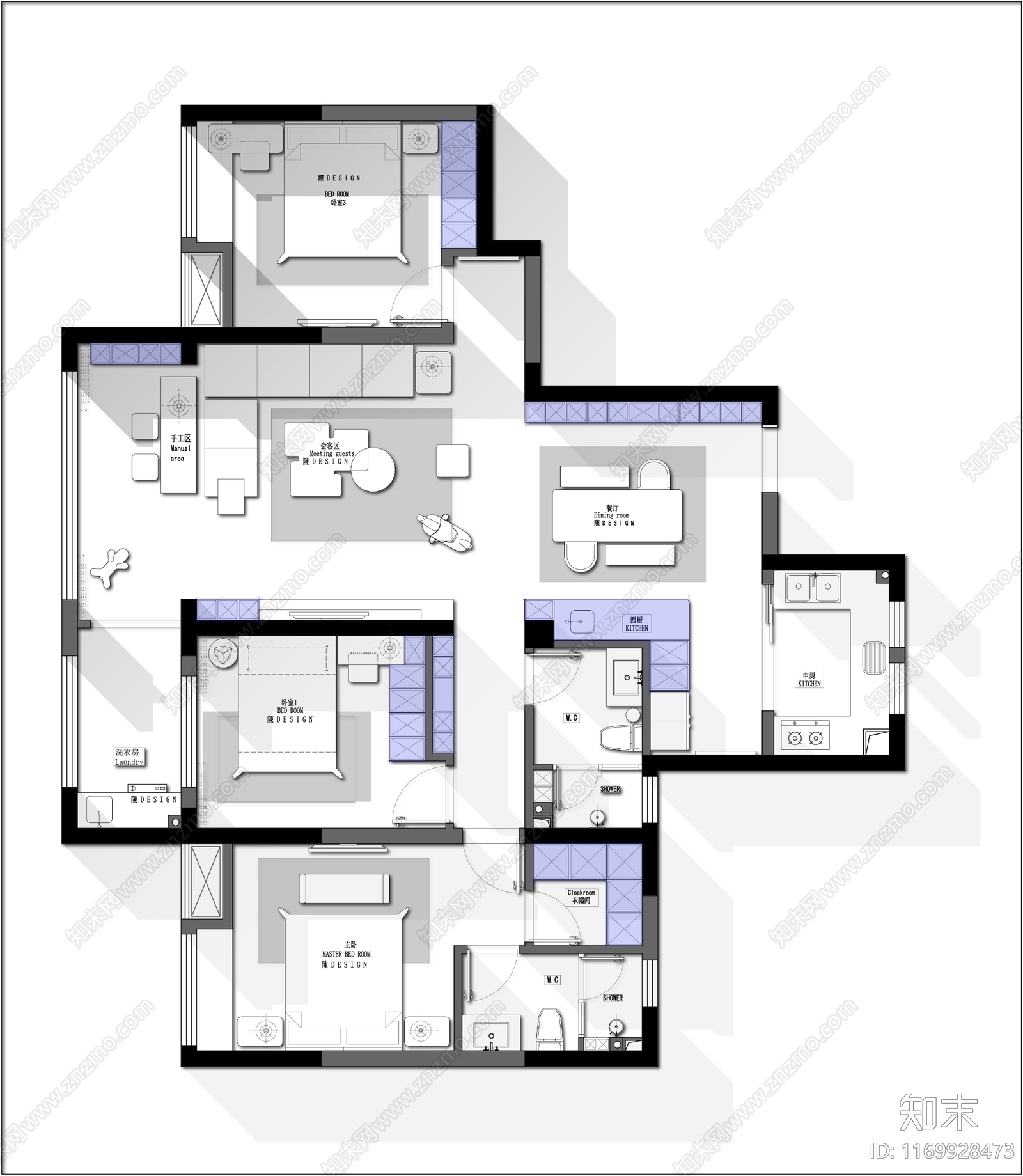 现代新中式其他图库施工图下载【ID:1169928473】
