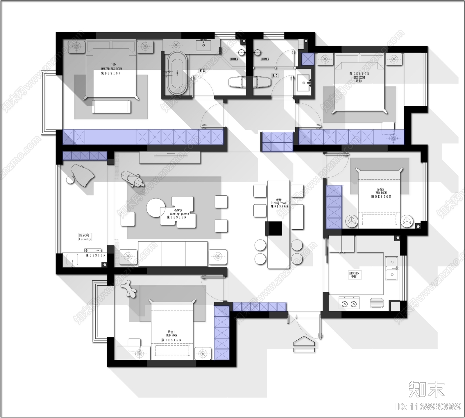 现代新中式其他图库施工图下载【ID:1169930869】