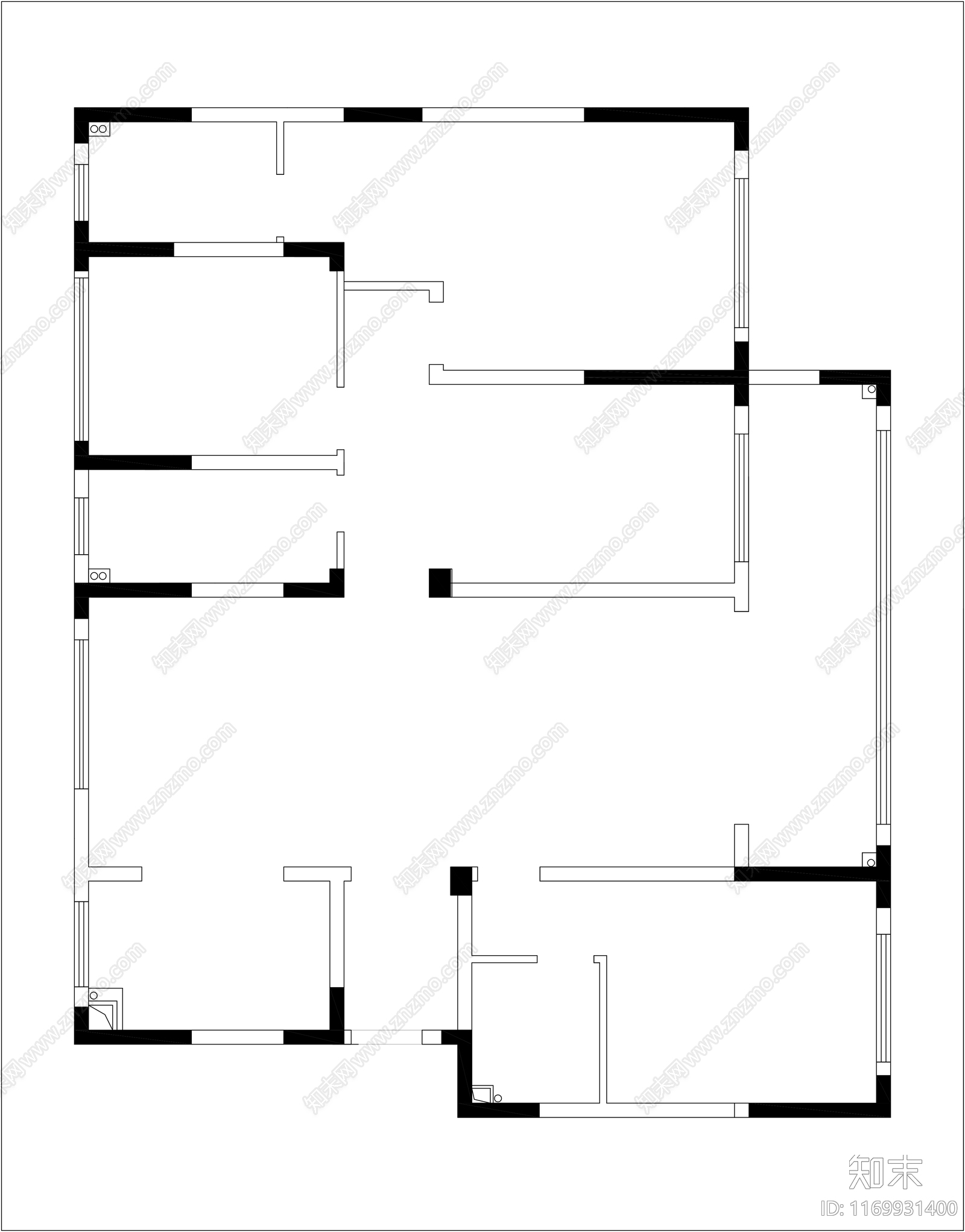现代新中式其他图库施工图下载【ID:1169931400】