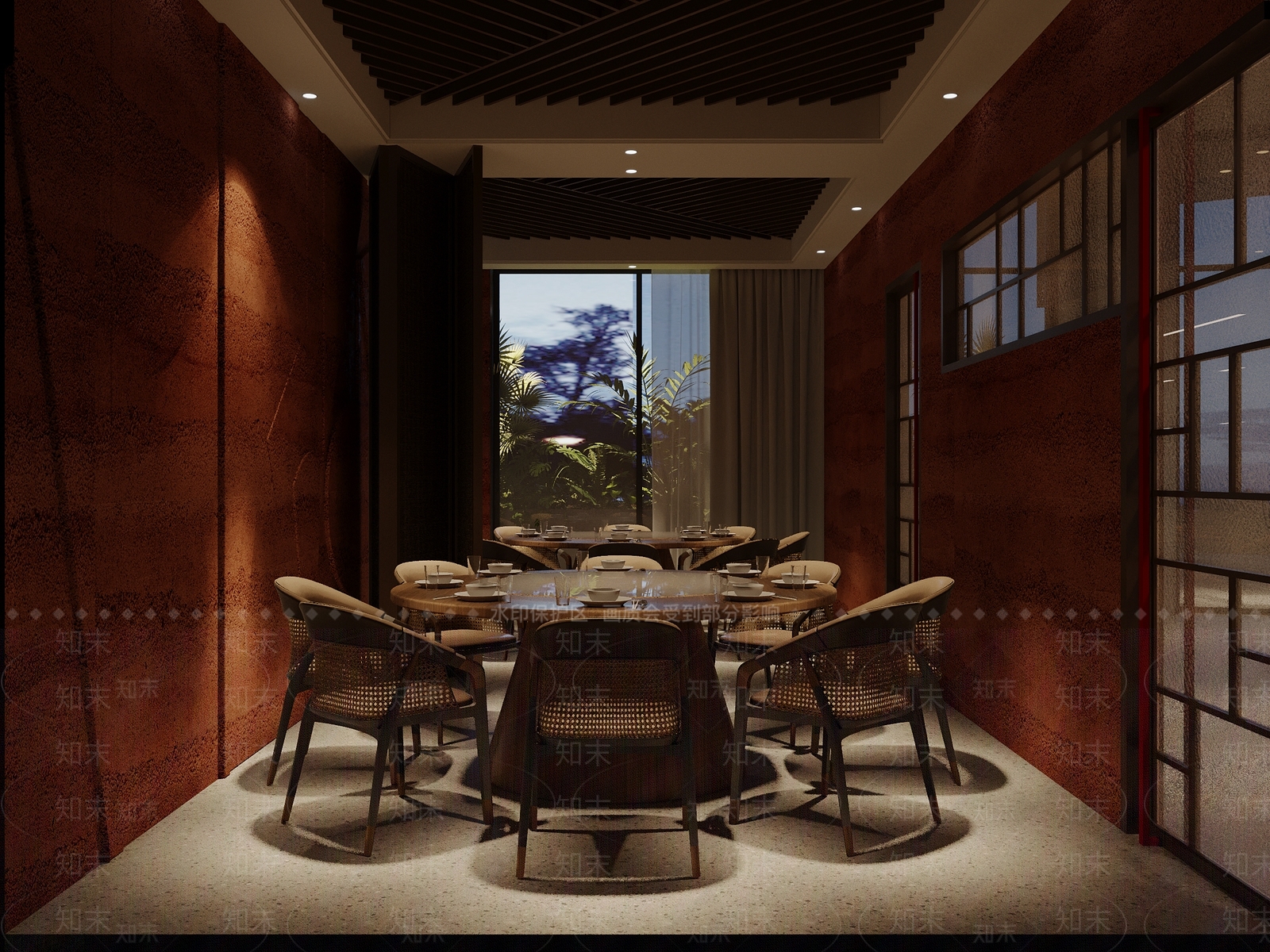 新中式包厢3D模型下载【ID:1169934996】