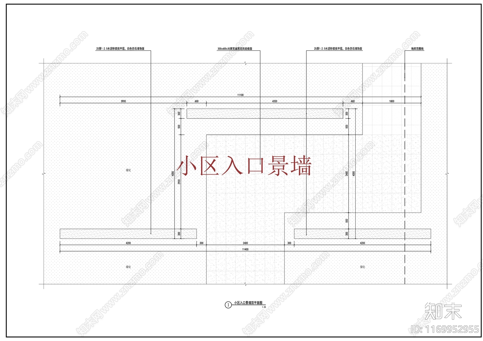 新中式现代小区景观cad施工图下载【ID:1169952955】