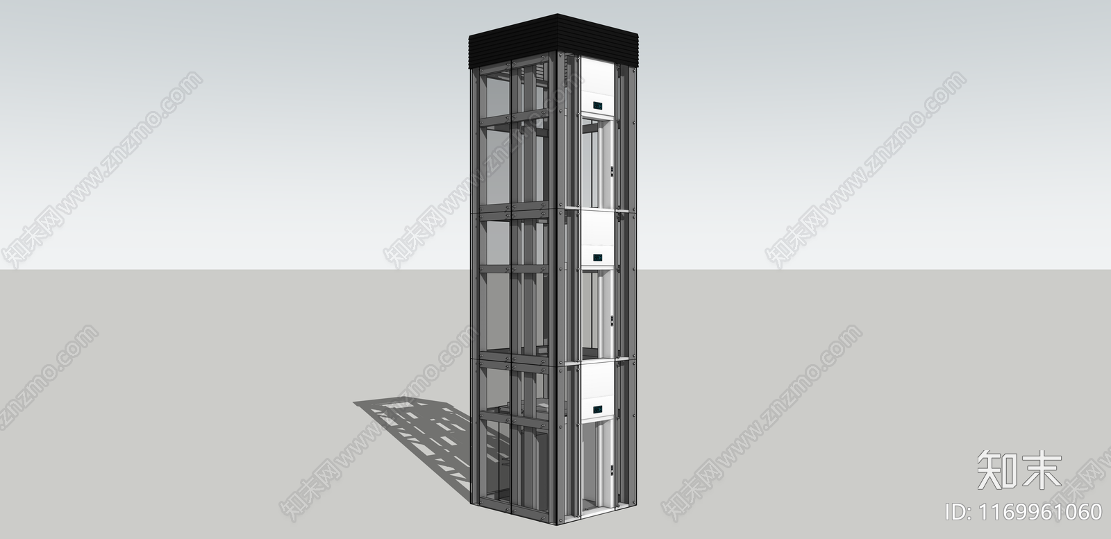 现代电梯SU模型下载【ID:1169961060】