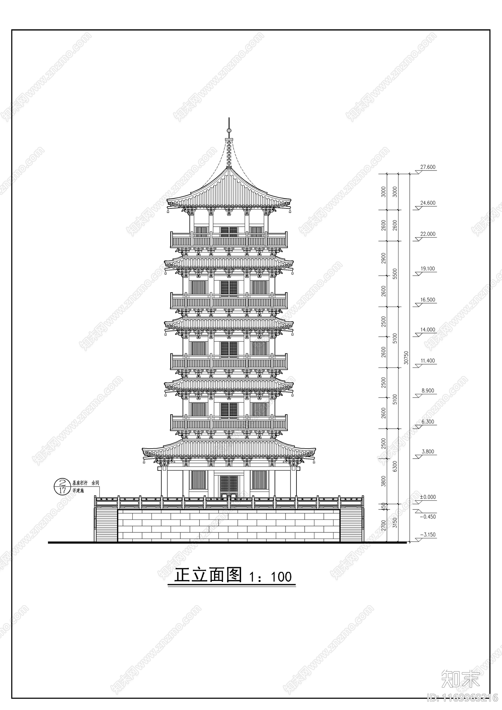 中式古建施工图下载【ID:1169969216】