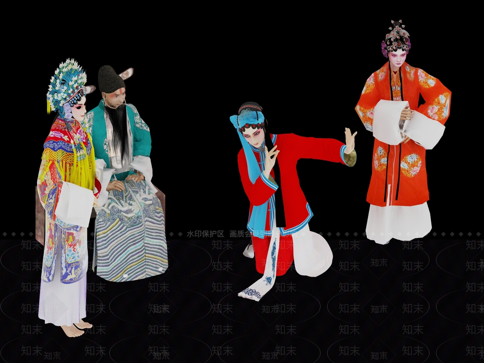 多人3D模型下载【ID:1169972935】