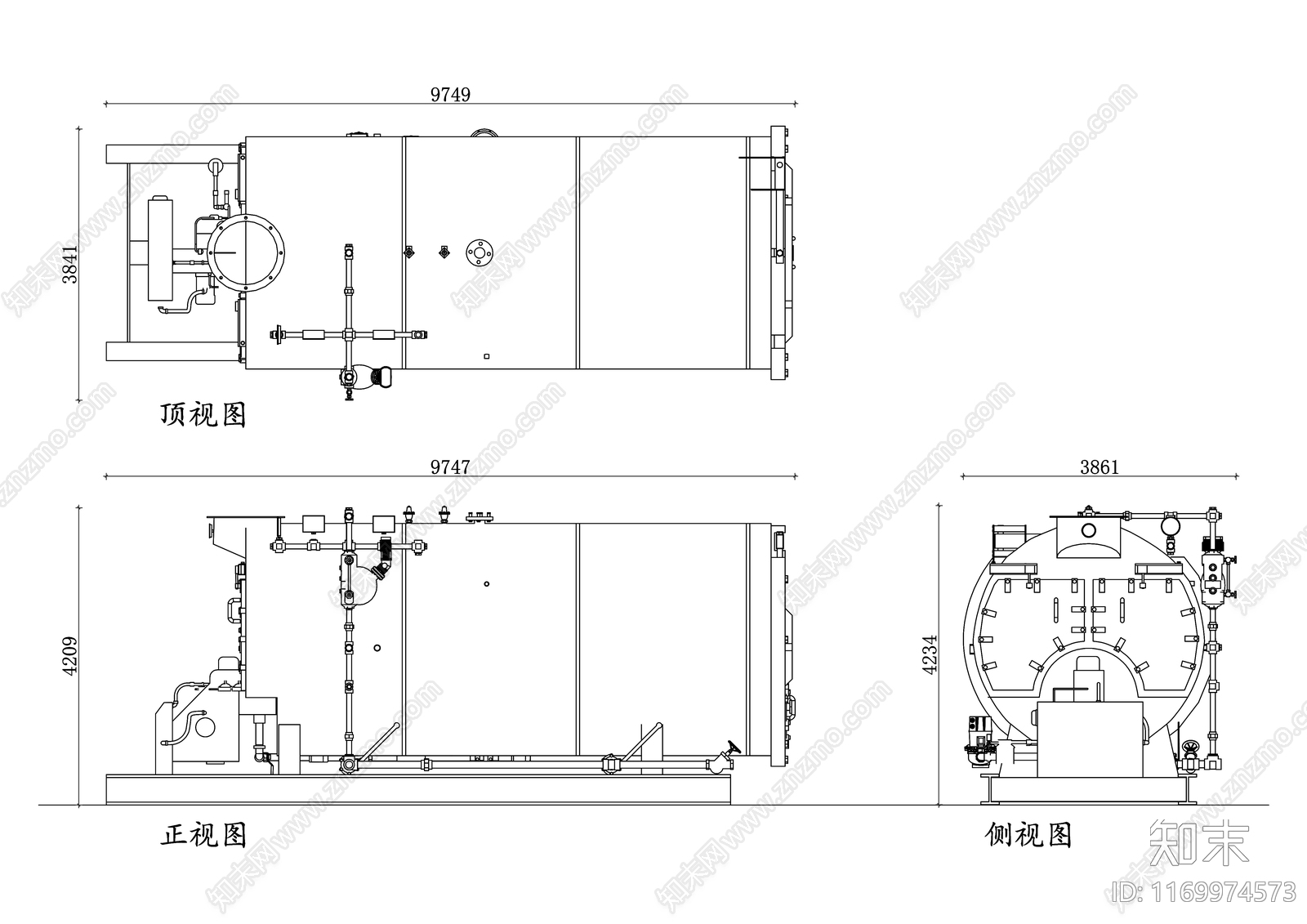 现代酒店cad施工图下载【ID:1169974573】