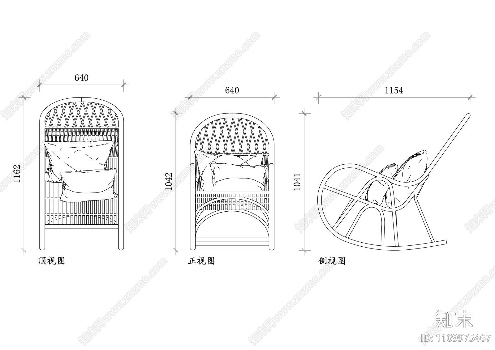 现代庭院cad施工图下载【ID:1169975467】
