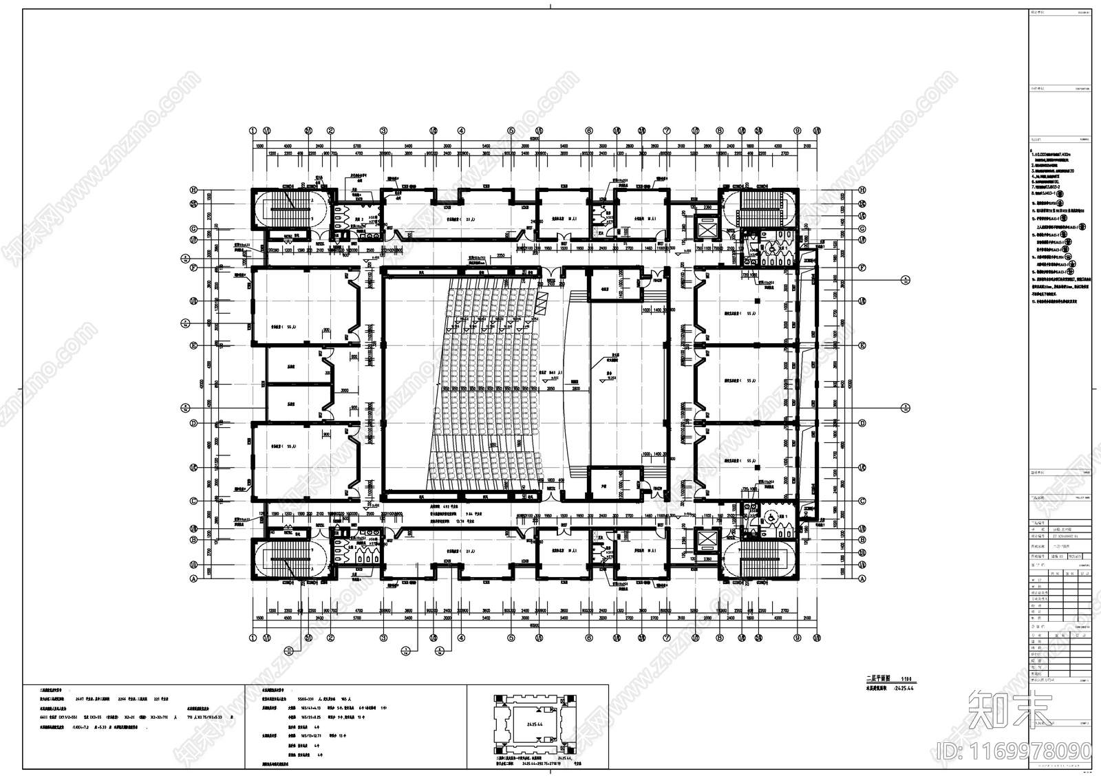 现代学校建筑cad施工图下载【ID:1169978090】