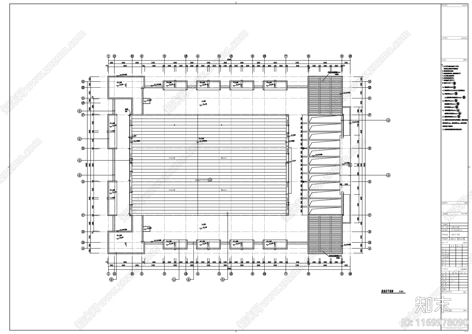 现代学校建筑cad施工图下载【ID:1169978090】