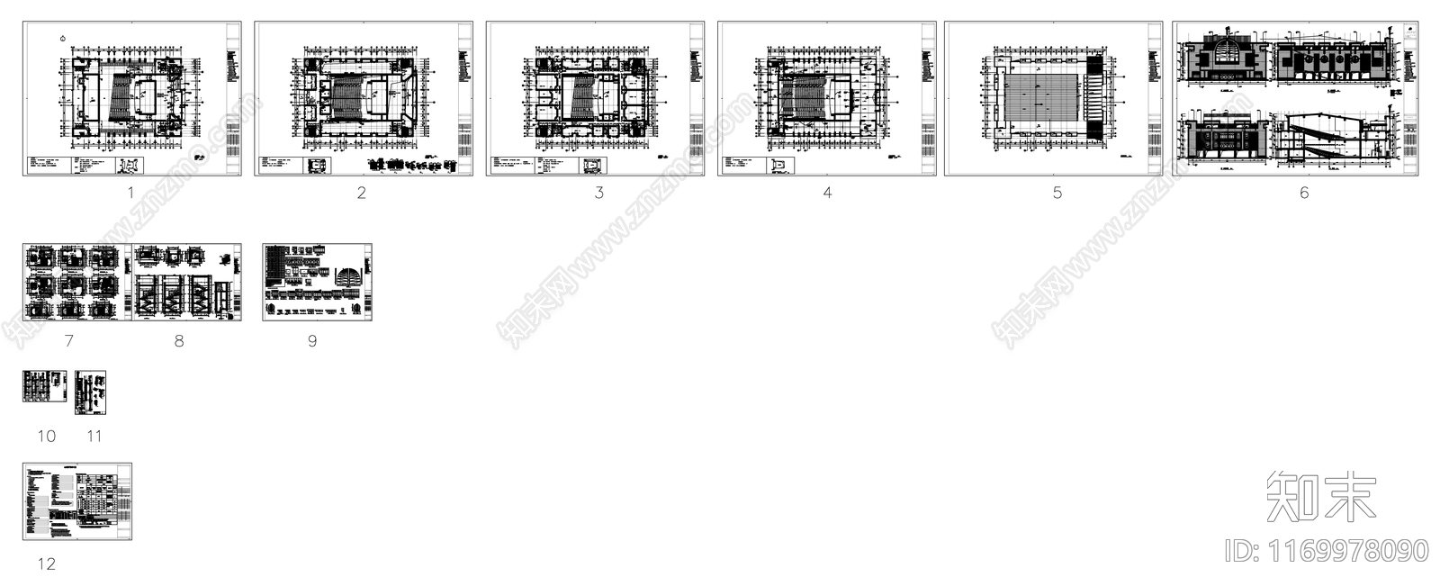 现代学校建筑cad施工图下载【ID:1169978090】