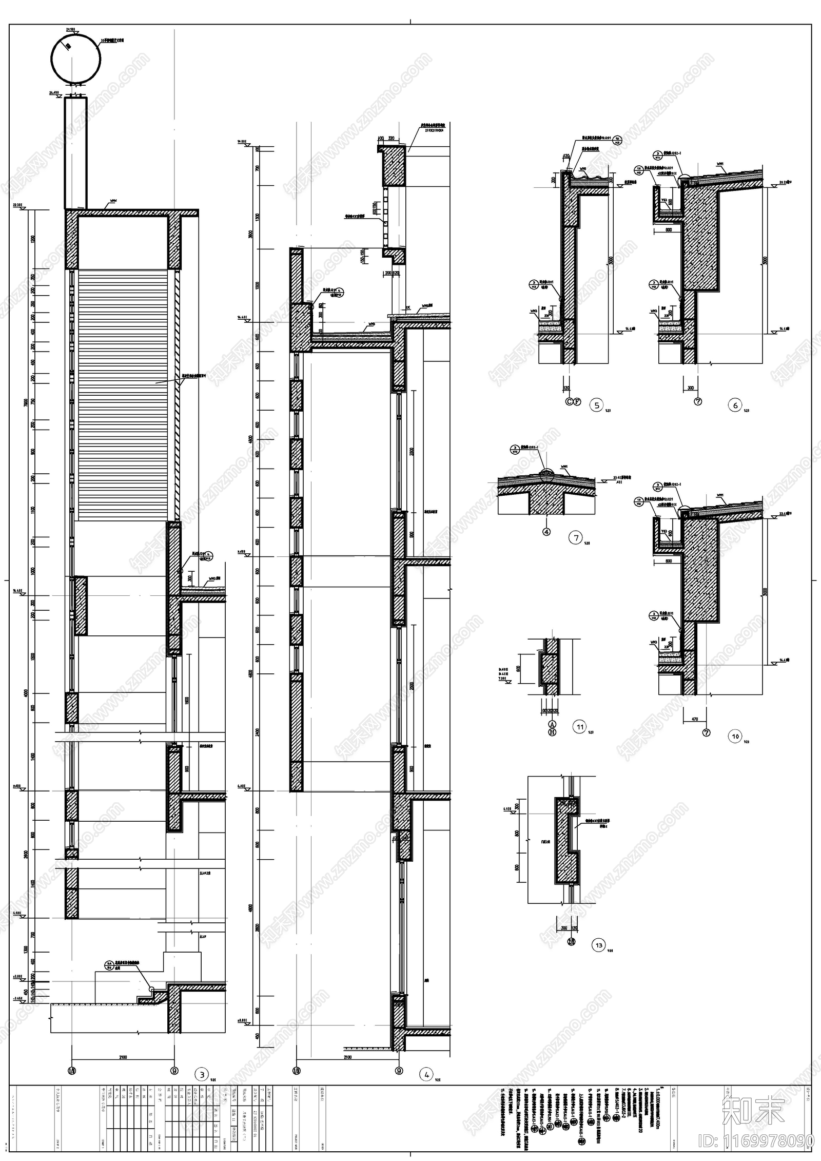 现代学校建筑cad施工图下载【ID:1169978090】