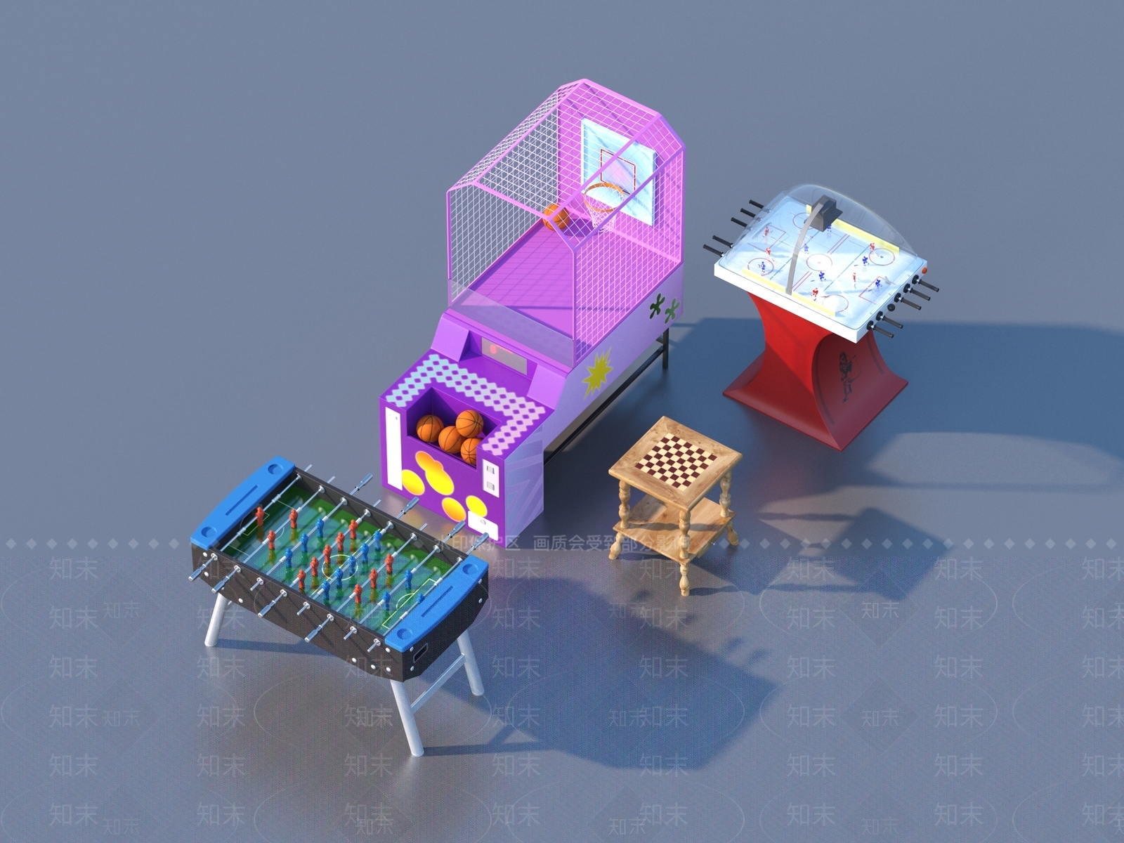 娱乐器材3D模型下载【ID:1169980619】