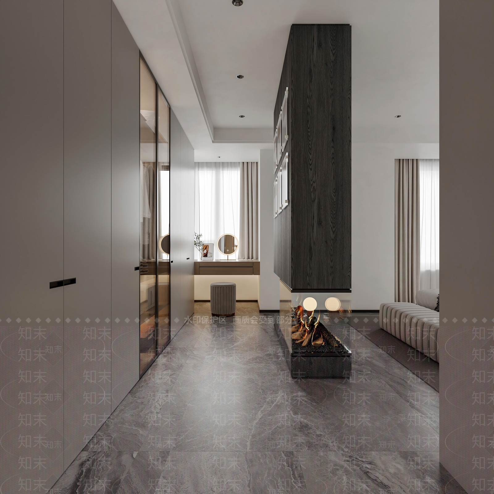 现代意式衣帽间3D模型下载【ID:1169981734】