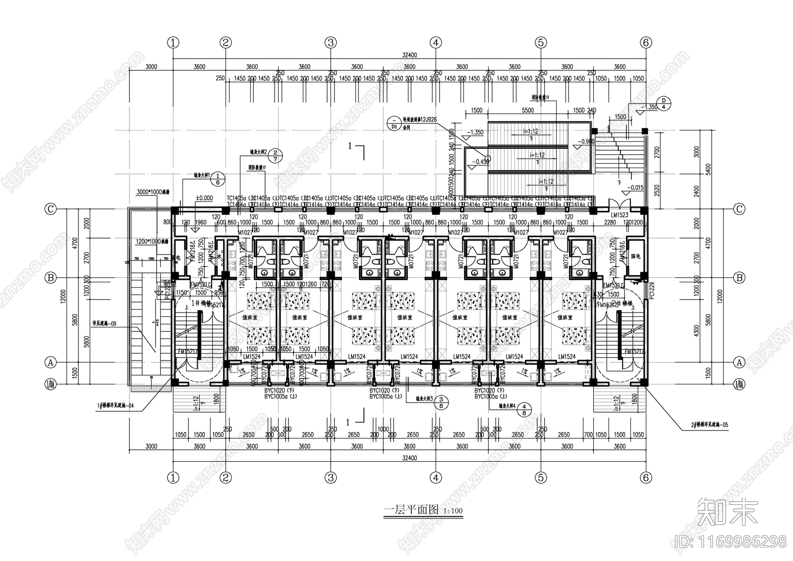 现代其他居住建筑cad施工图下载【ID:1169986298】