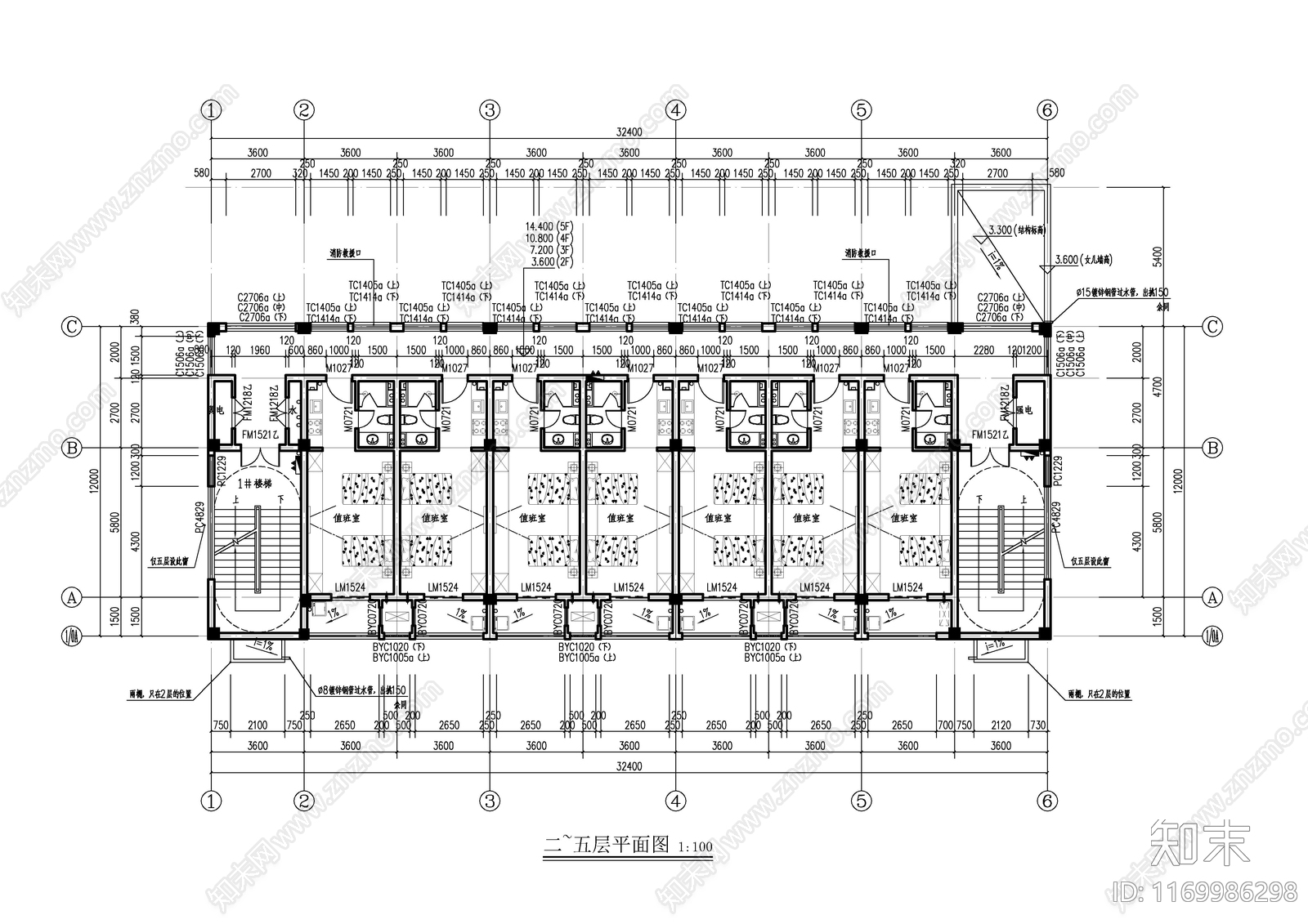 现代其他居住建筑cad施工图下载【ID:1169986298】