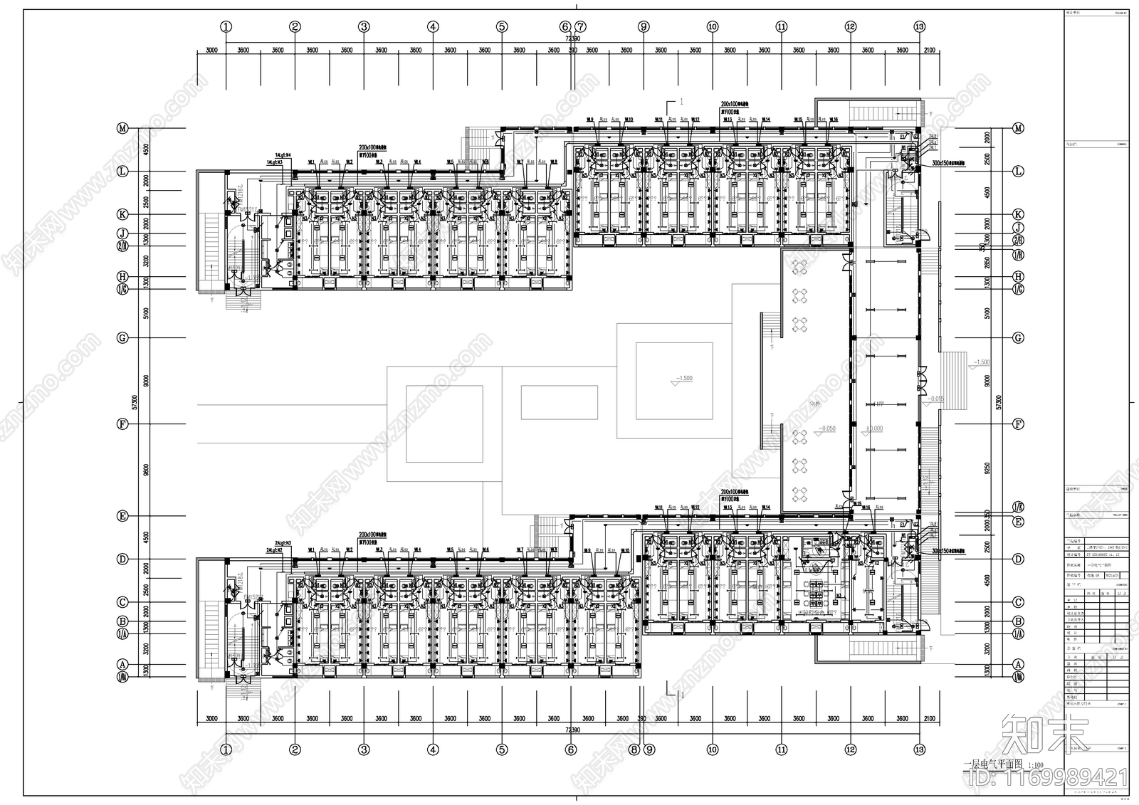 电气图cad施工图下载【ID:1169989421】