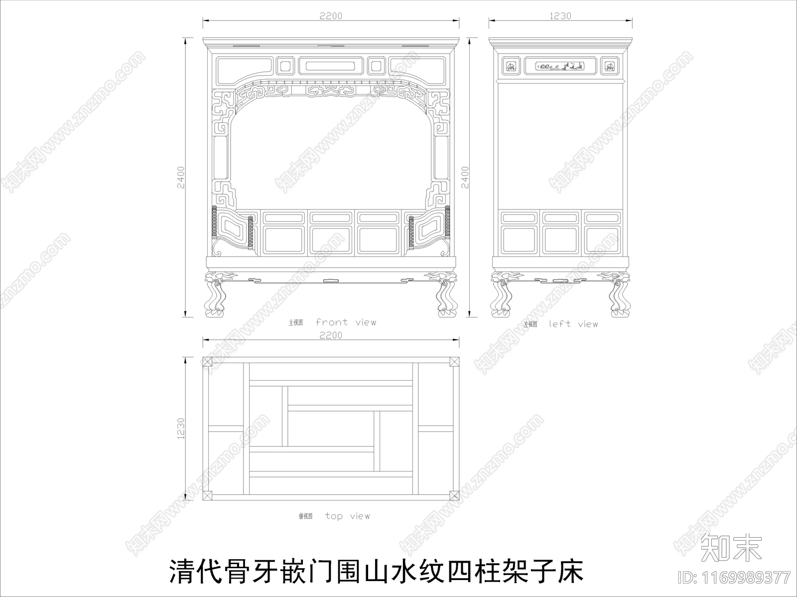 中式家具节点详图cad施工图下载【ID:1169989377】