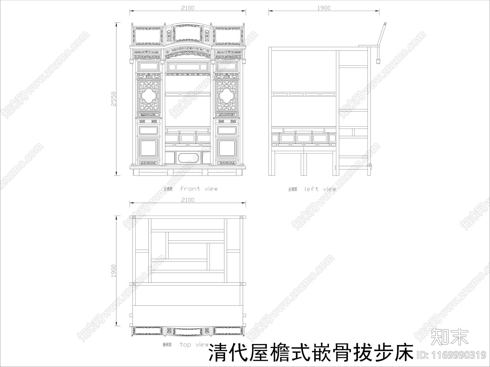 中式家具节点详图cad施工图下载【ID:1169990319】