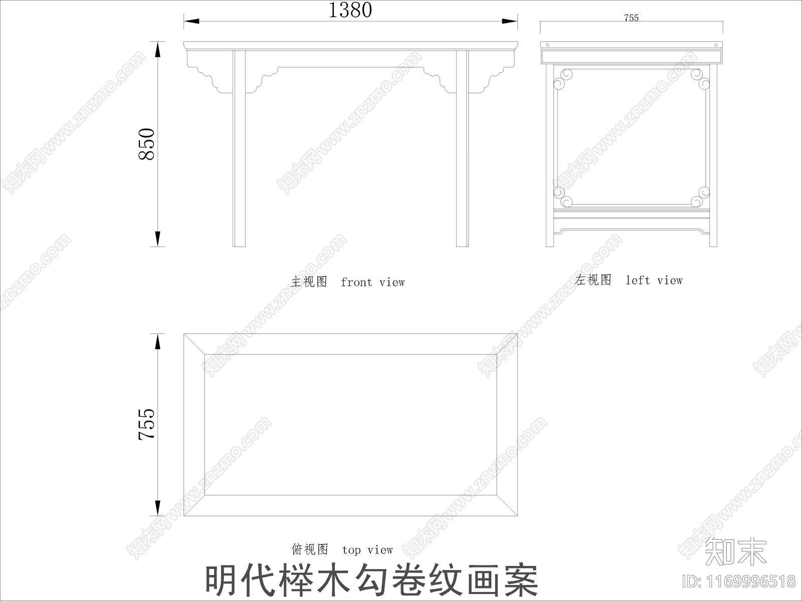 中式家具节点详图cad施工图下载【ID:1169996518】