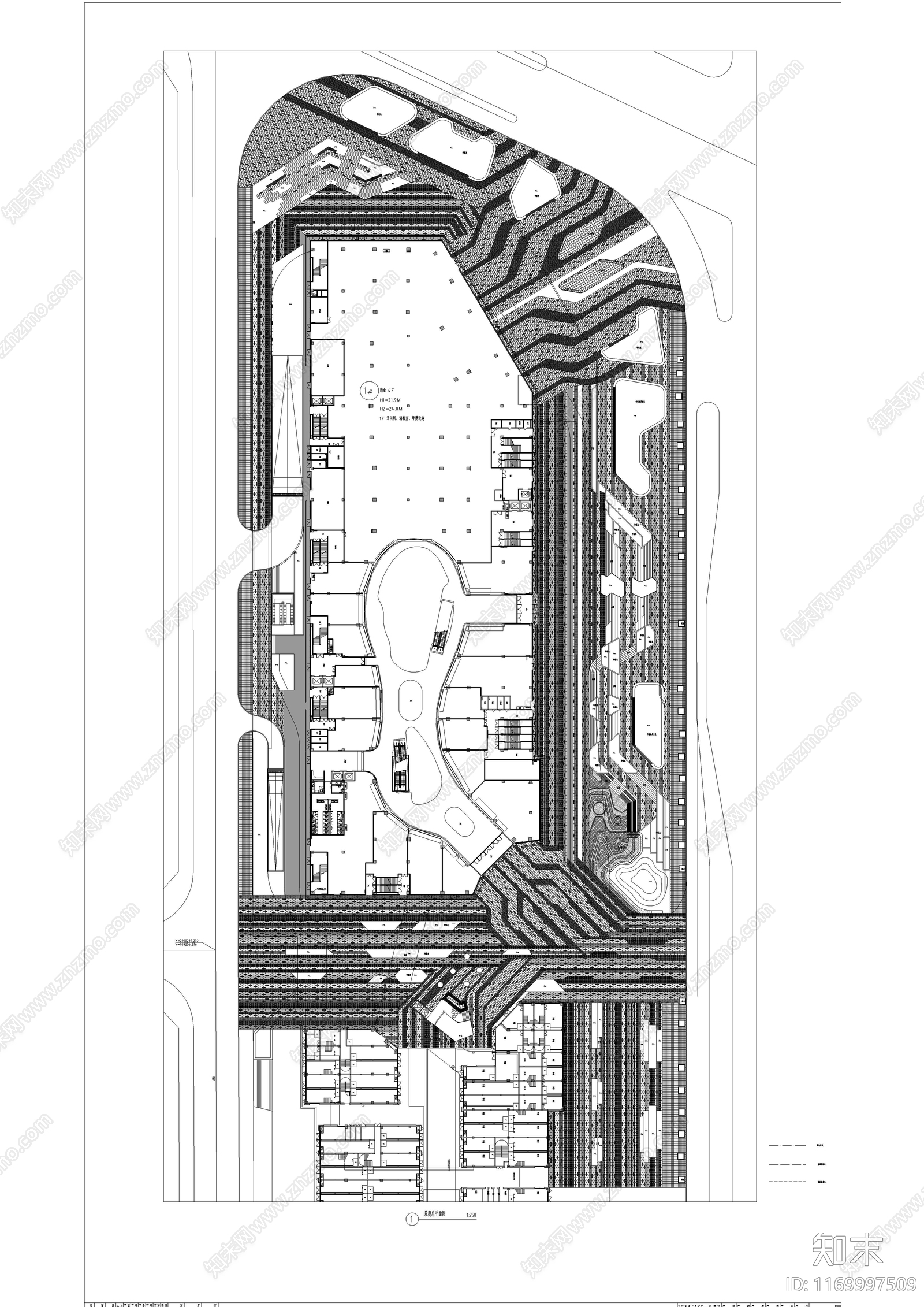 现代广场施工图下载【ID:1169997509】